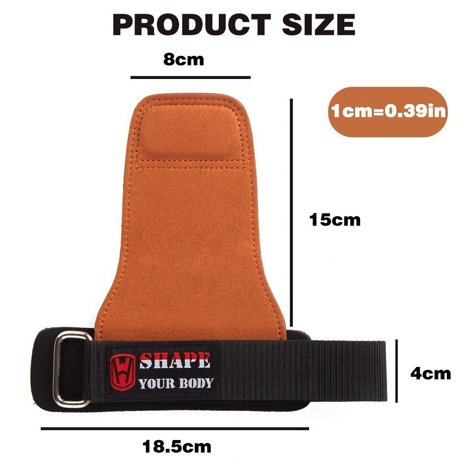 WOSWEIR Gym Horizontal Bar Gloves for Weight Lifting Fitness Bodybuilding Training Sports Crossfit Workout Palm Protector