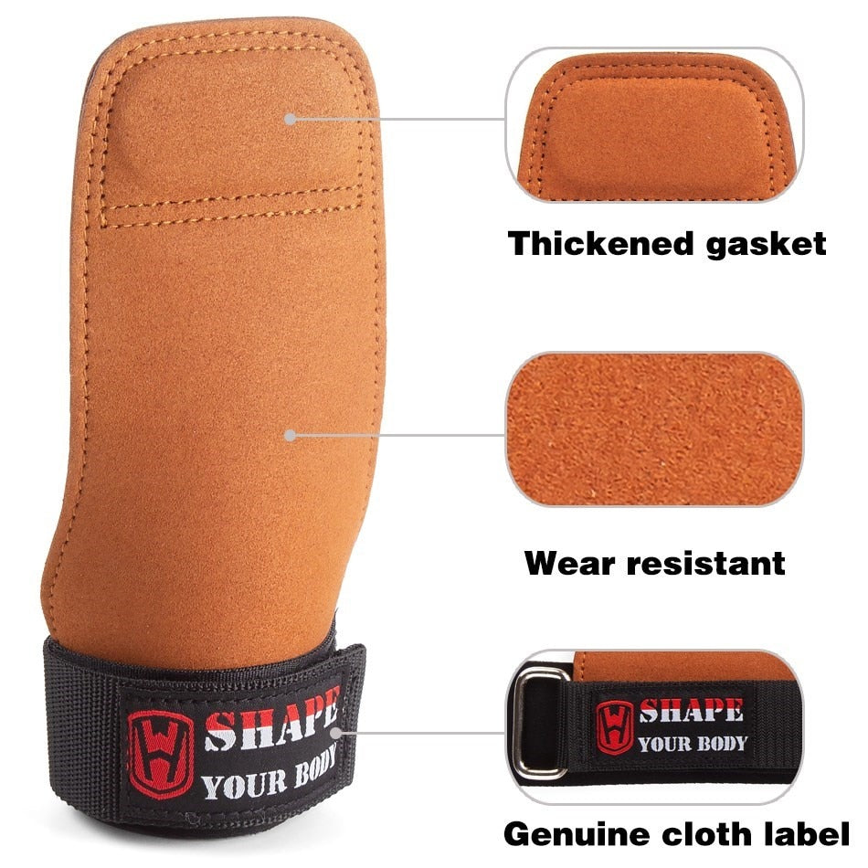 WOSWEIR Gym Horizontal Bar Gloves for Weight Lifting Fitness Bodybuilding Training Sports Crossfit Workout Palm Protector