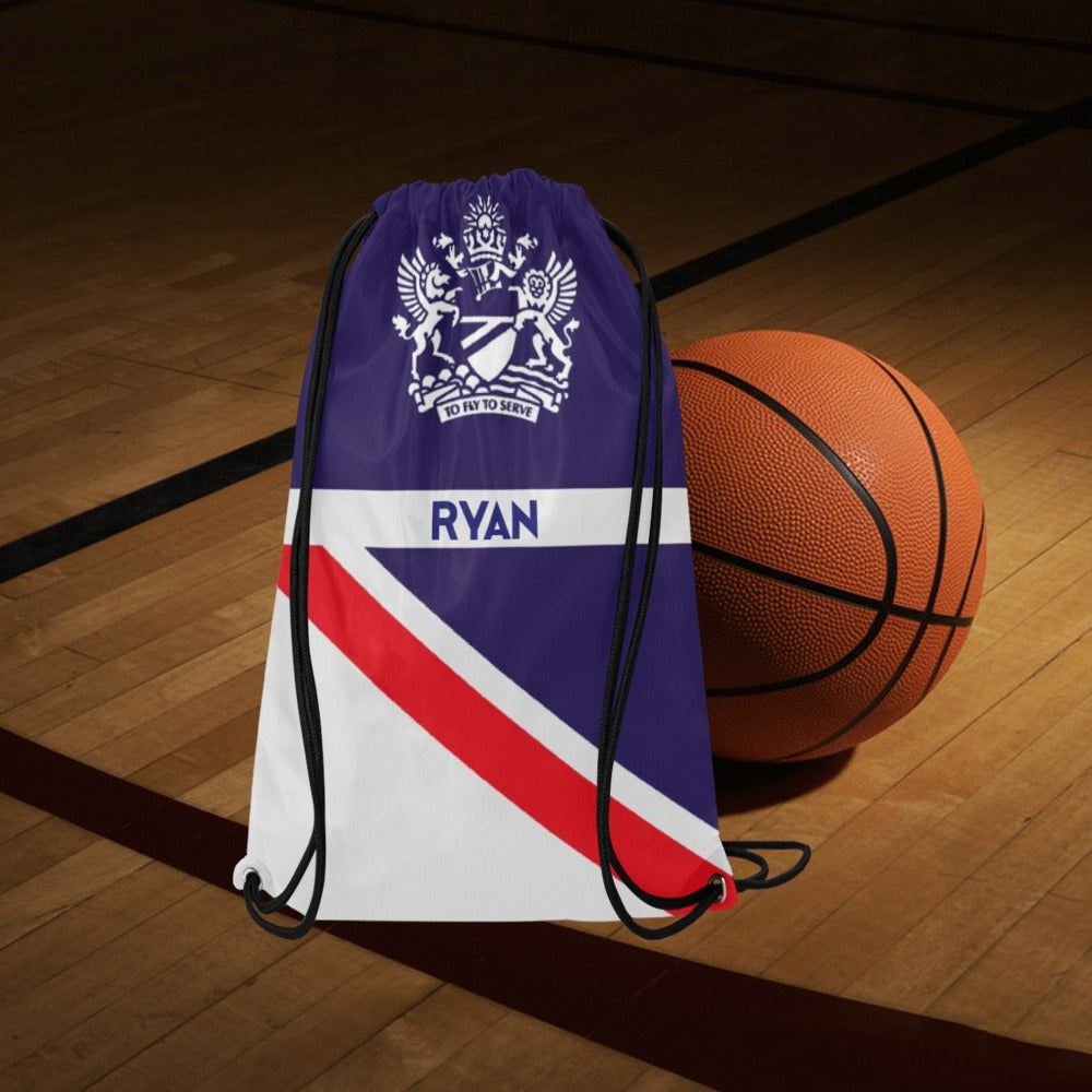 Personalised Vintage Airline Drawstring Bags (Model 1604) (Small)