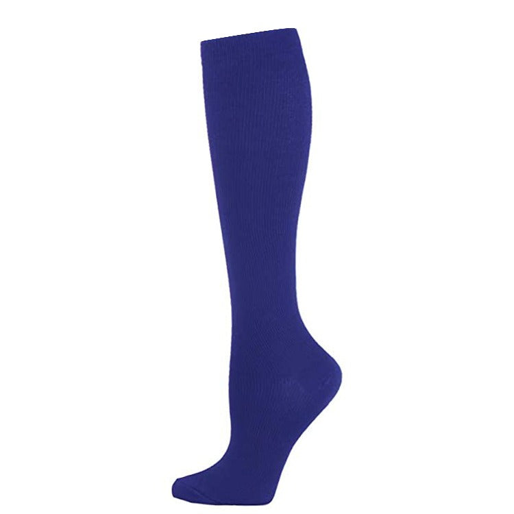 Medium tube solid color compression socks jump rope sports socks pressure socks student calf socks pressure socks