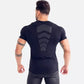 Compression Quick dry T-shirt Men Running Sport Skinny Short Tee Shirt