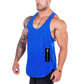 Gym Tank Top Mens Bodybuilding Clothing Summer Fitness Singlets Quick Dry Mesh Breathable Sports Sleeveless Shirts Workout Vest