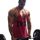 Men's 100% Cotton Workout Gym Tank Top Muscle Sleeveless Sportswear Bodybuilding Training Fashion Sports Shirts Plus Size Vest