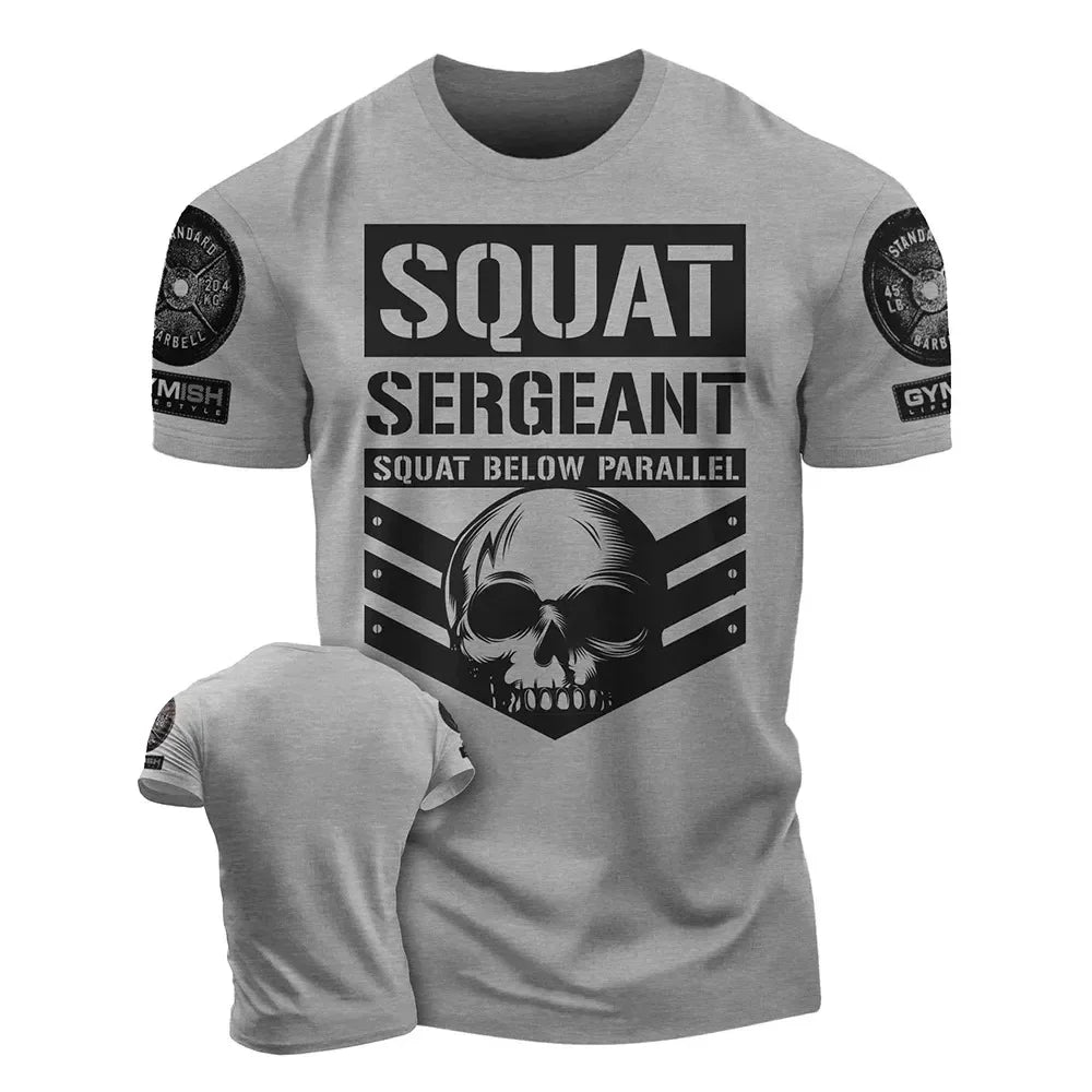 Men's T-Shirt Strength Earned Workout Gy 3D Print T-Shirts Funny Short Sleeves Muscle Man Tough Guy Oversized Men Clothing Tops