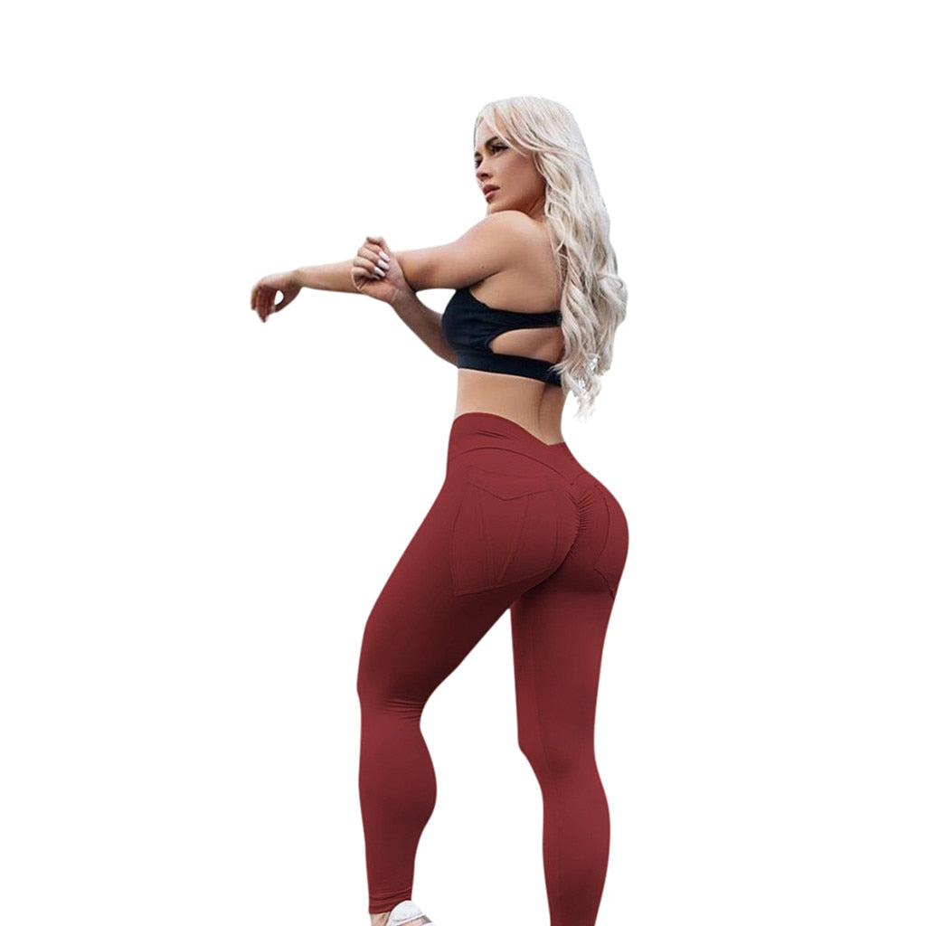 Women Leggings Fitness High Waist Anti Cellulite Leggings