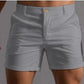 Work pants with zipper and elastic waist, super short shorts, casual pants