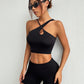 Crisscross Cutout Crop Active Tank US/CANADA only