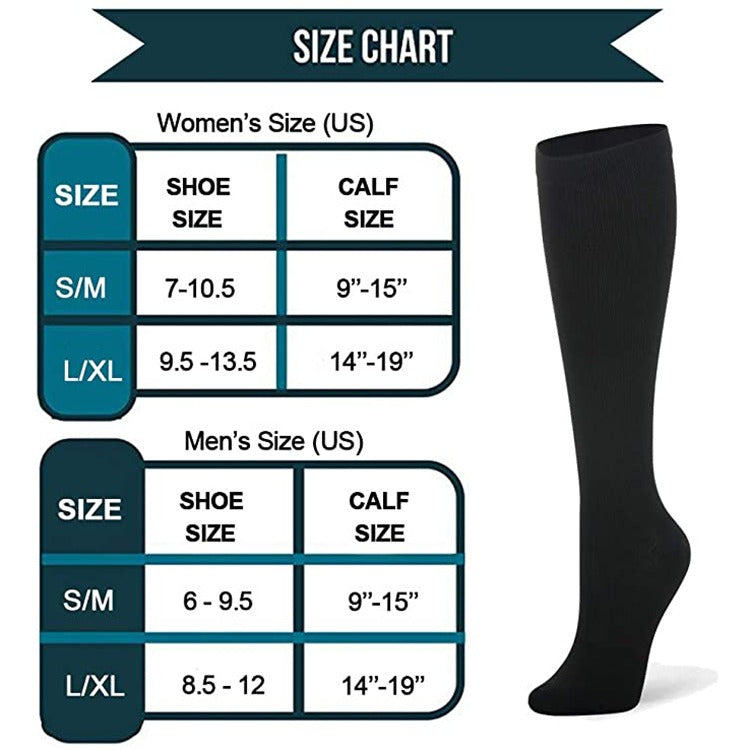 Medium tube solid color compression socks jump rope sports socks pressure socks student calf socks pressure socks