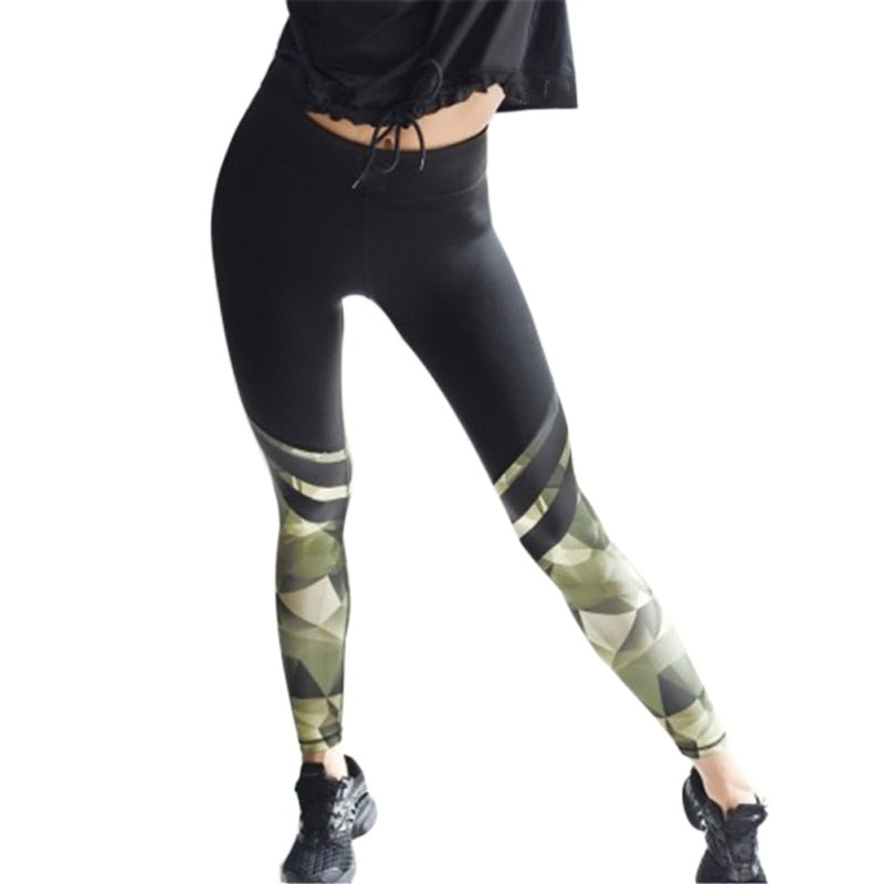 Harajuku Push Up Fitness Legging Camouflage Stripe Bodybuilding Women's leggings Sportswear Athleisure Female Pant Sale