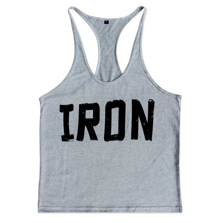 Men's 100% Cotton Workout Gym Tank Top Muscle Sleeveless Sportswear Bodybuilding Training Fashion Sports Shirts Plus Size Vest