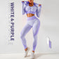 Seamless Knitting Yoga Suit Lulu Sexy Hip Lifting Fitness Three Piece Suit In Autumn And Winter