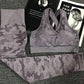 2PCS Camouflage Camo Yoga Set Sports Wear For Women Gym Fitness Clothing Booty Yoga Leggings + Sport Bra GYM Sport Suit Femme