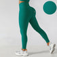 New High Waist Hip Lifting Nude Yoga Pants For Women Without T-Line Fast Dry Tight Running Sports Peach Fitness Pants