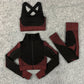 Seamless Knitting Yoga Suit Lulu Sexy Hip Lifting Fitness Three Piece Suit In Autumn And Winter