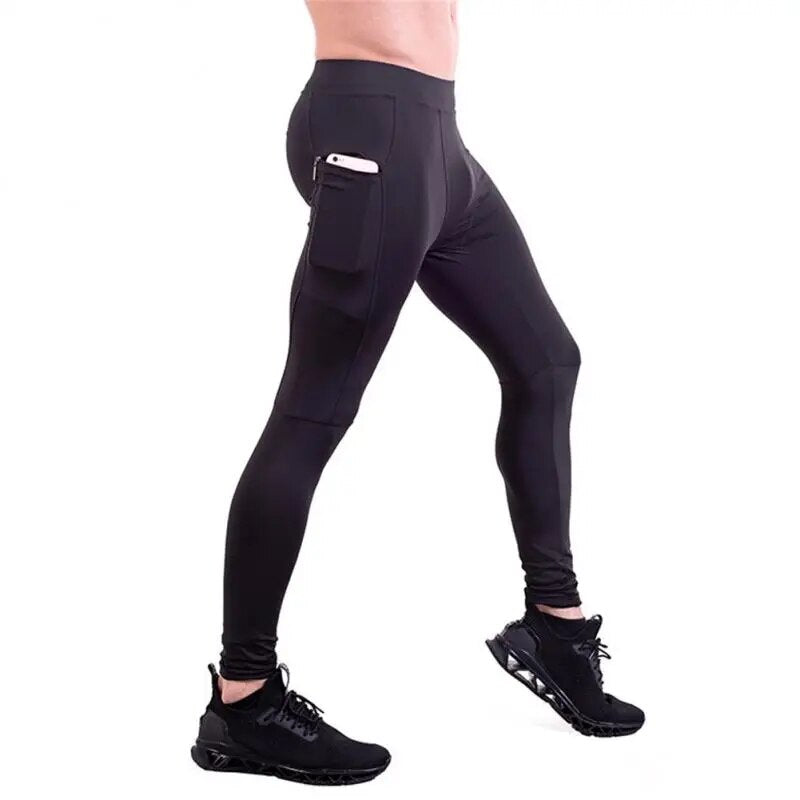 Men Compression Tight Leggings, Running Sports Male Gym Fitness Pants |  Fruugo FR