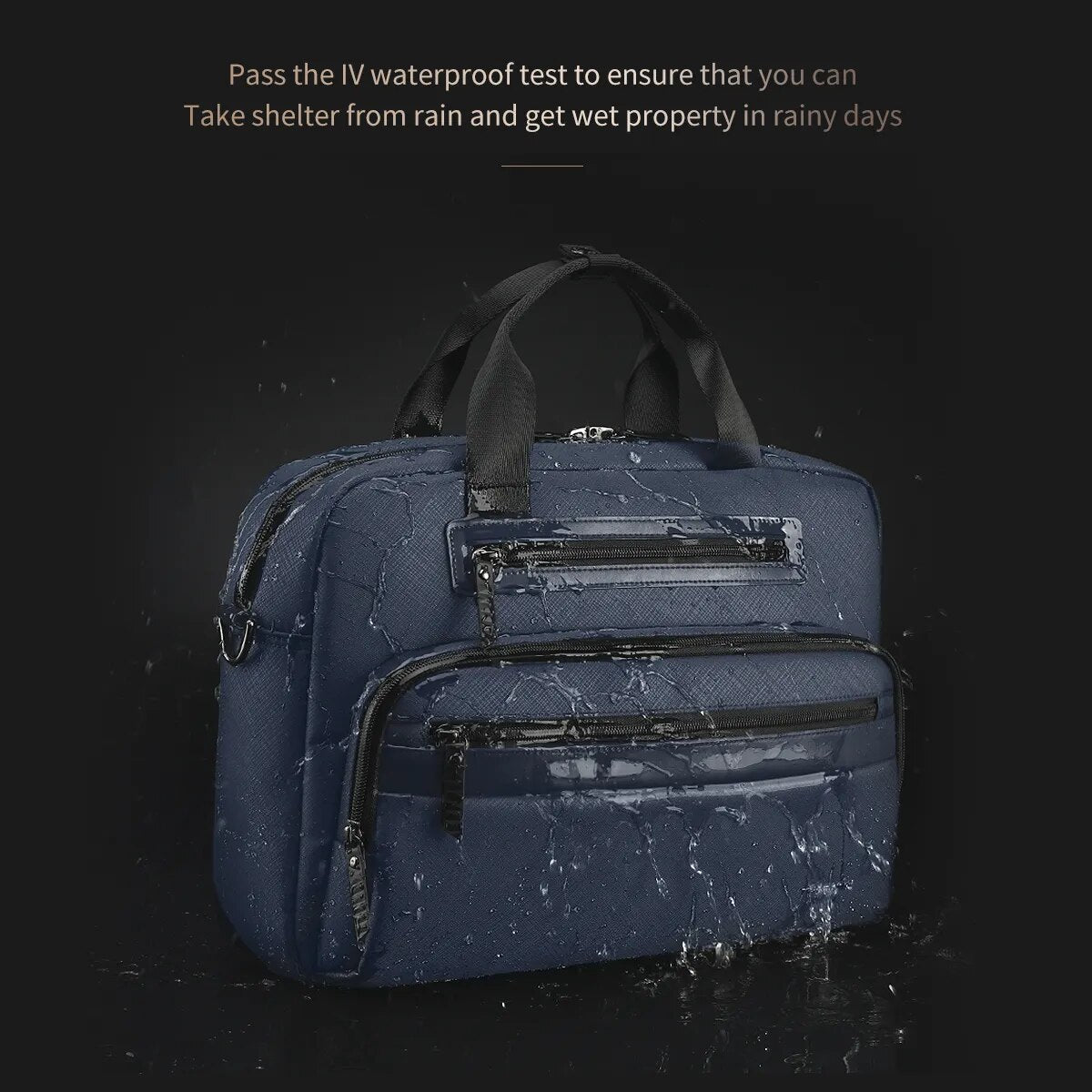 Lifetime Warranty Waterproof Briefcase Men Laptop Handbag 12-14inch Casual Vintage Briefcase Laptop Handbag Bags Connect Series