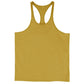 Men's Gym Workout Bodybuilding  Cotton Tank Tops  Y Back Fitness Thin Shoulder Strap Muscle Fit Stringer Sleeveless Shirt