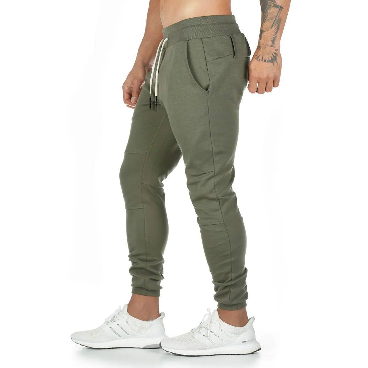 New Sports Trousers Men's Cotton Fitness Trousers Running Training Pants sweatpants