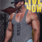 2021 New Mens cotton tank tops gym fitness vest muscle sleeveless shirt Male Singlet Undershirt casual bodybuilding sports vest