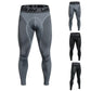 Men's Sports Pants Elastic Running Trousers Compression Gym Fitness Tights Exercise Training Leggings Breathable Quick Dry Sweat