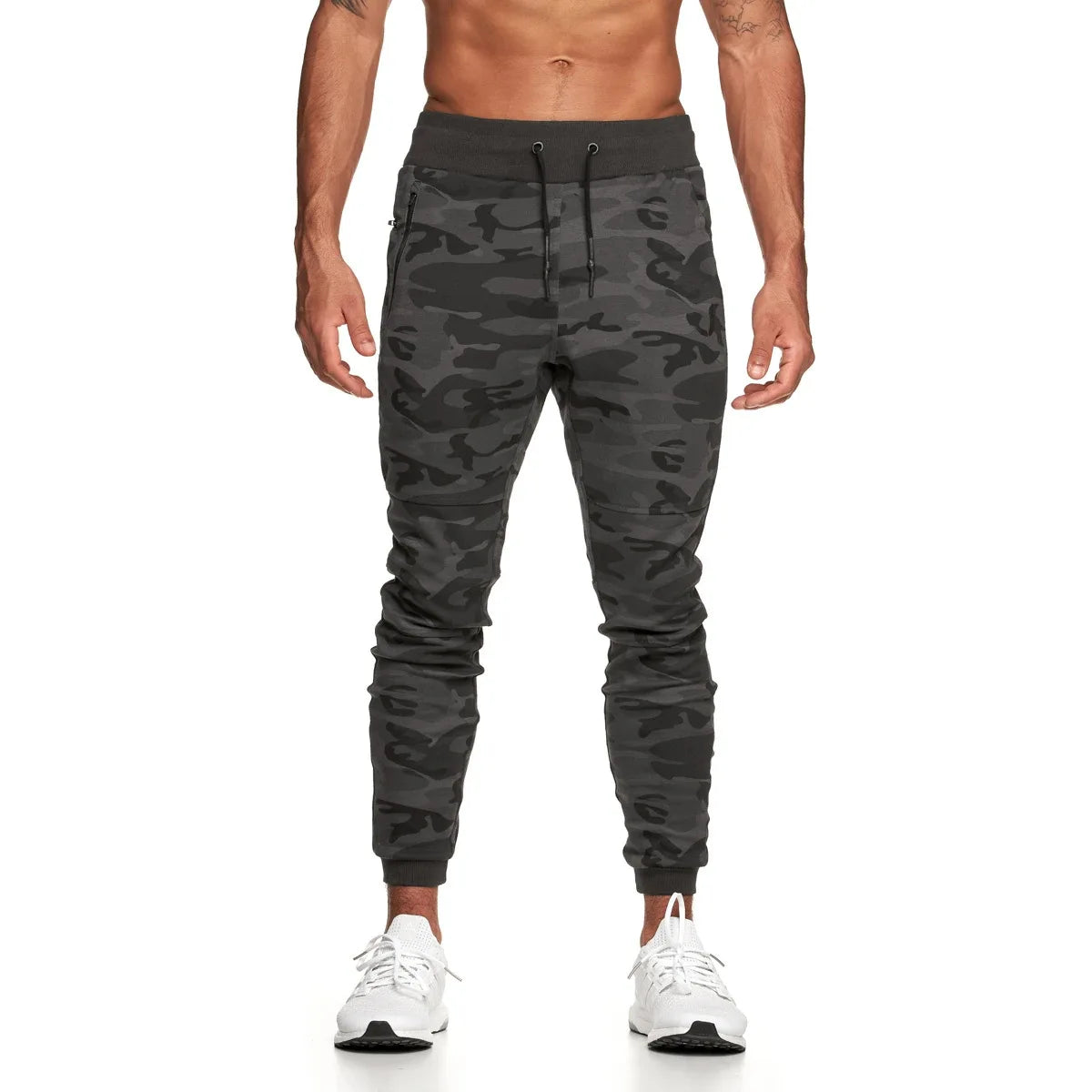 New Sports Trousers Men's Cotton Fitness Trousers Running Training Pants sweatpants