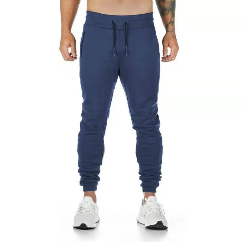 New Sports Trousers Men's Cotton Fitness Trousers Running Training Pants sweatpants