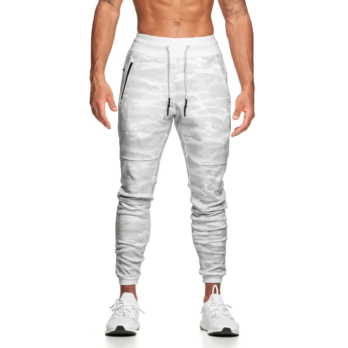 New Sports Trousers Men's Cotton Fitness Trousers Running Training Pants sweatpants