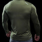 Men Stand collar zipper T-shirt Gym Running Training Fitness Bodybuilding Sport Top Quality elastic long Sleeve tight Tops Tees