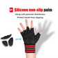 Body Building Gym Training Fitness WeightLifting Red Gloves Wrist Wraps Workout Half Finger For Men &Women