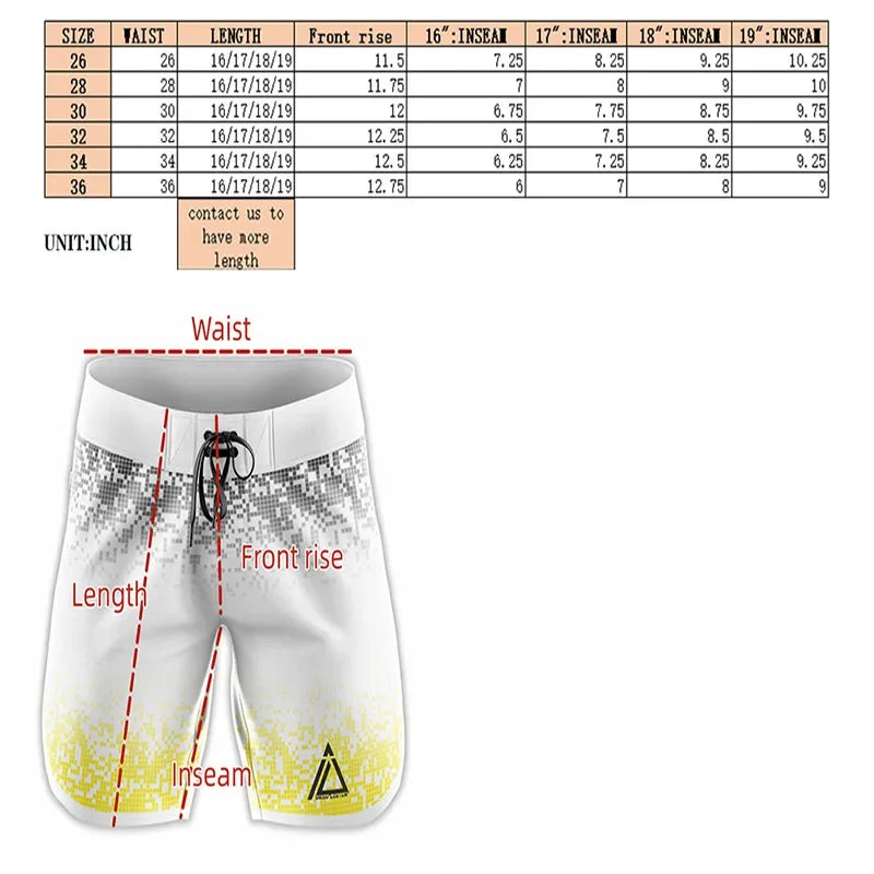 Printed Quick Dry & Breathable Fitness Pants for Men's Bodybuilding Physique Competition Shorts with Polyester Gym Tights