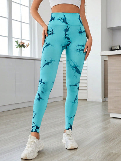 Printed High Waist Active Leggings US/CANADA only