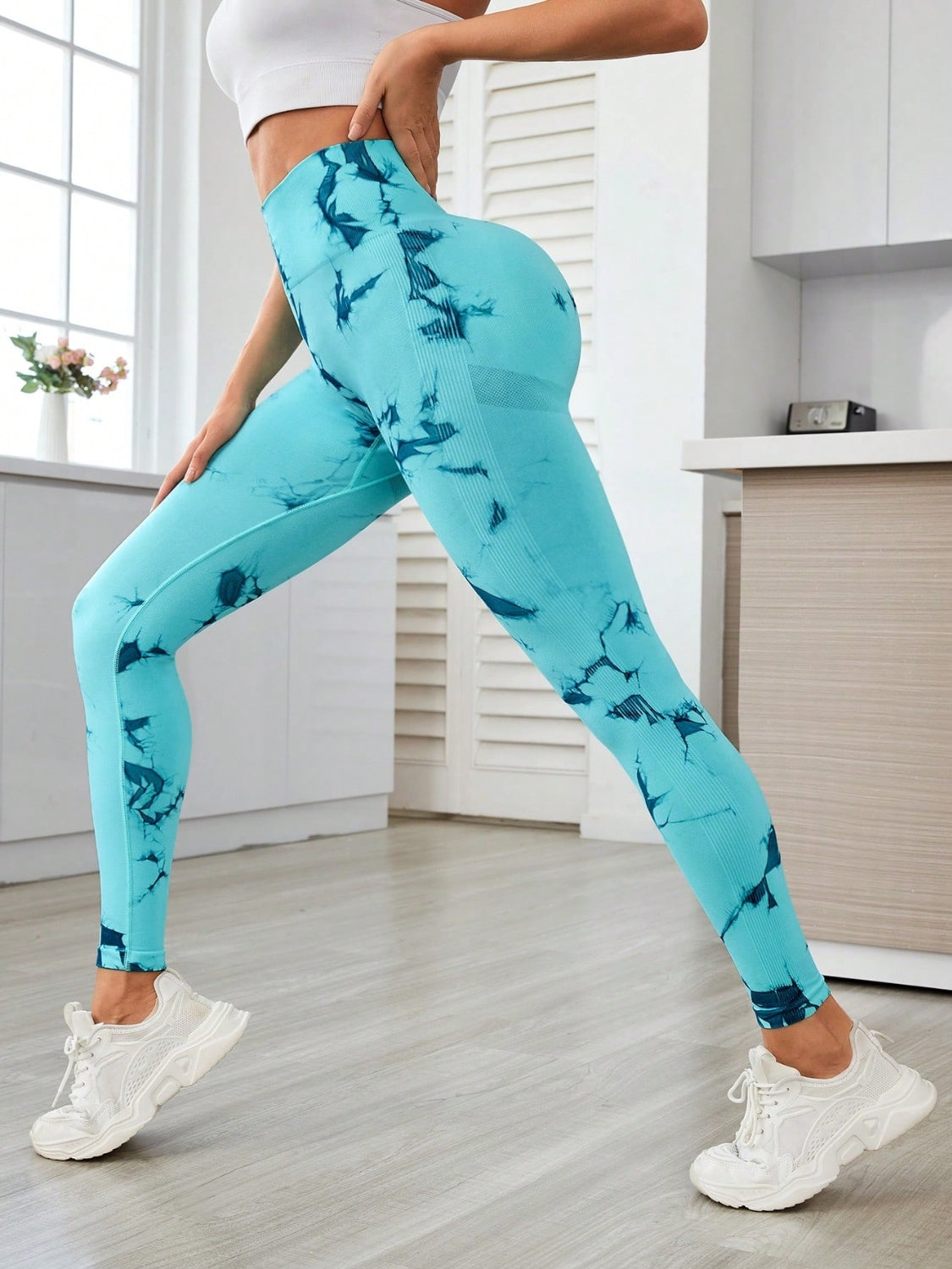 Printed High Waist Active Leggings US/CANADA only