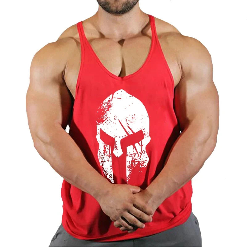 Muscular Man Gyms Men's Clothes Tank Top Vest Gym Bodybuilding and Fitness Stringer Clothing Workout Brand Singlets Shirt Muscle