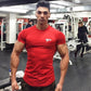Sport T-Shirt Men Rashgard Quick Dry Fit Running T-Shirt Men Fitness Tshirt Elastic Sportswear Basketball Tshirt