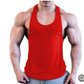 Gym Men Muscle Sleeveless Shirt Tank Top Bodybuilding Sport Fitness Workout Vest