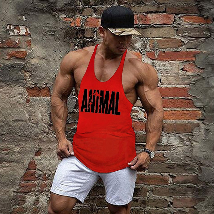 Animal Gyms Tank Top Men Workout Clothing Bodybuilding Stringer