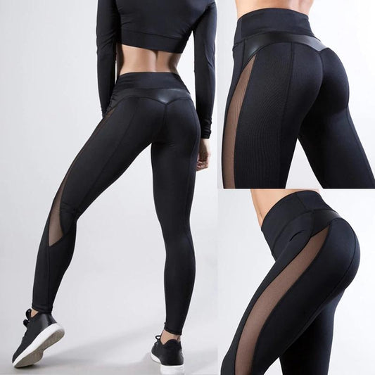 Women Leggings Sexy Pants Push Up Fitness Gym Leggins Running Mesh Leggins Seamless Workout Pants Femme High Waist Mujer