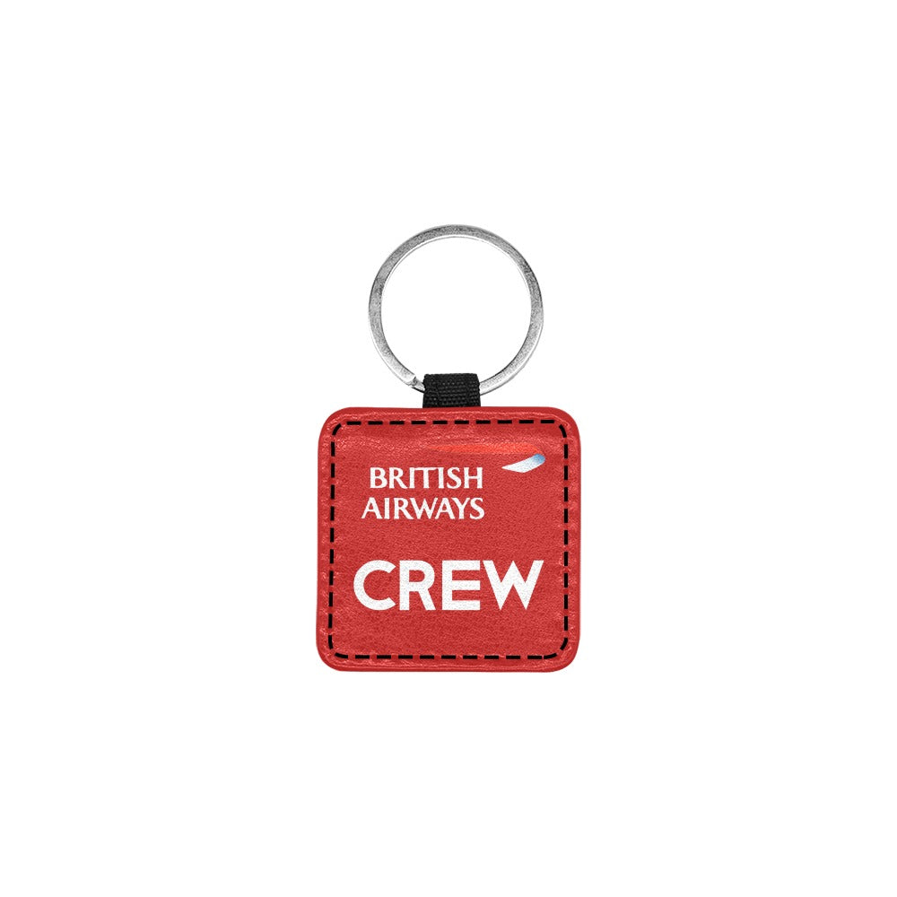 RED Square CREW ID Tag