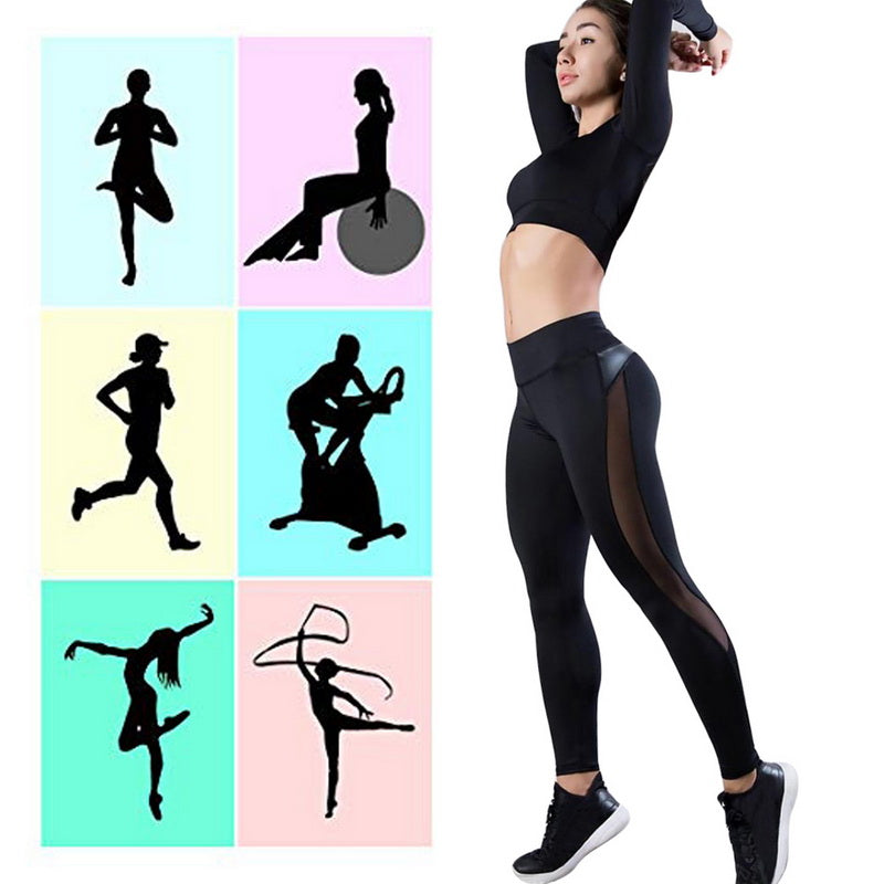 Women Leggings Sexy Pants Push Up Fitness Gym Leggins Running Mesh Leggins Seamless Workout Pants Femme High Waist Mujer