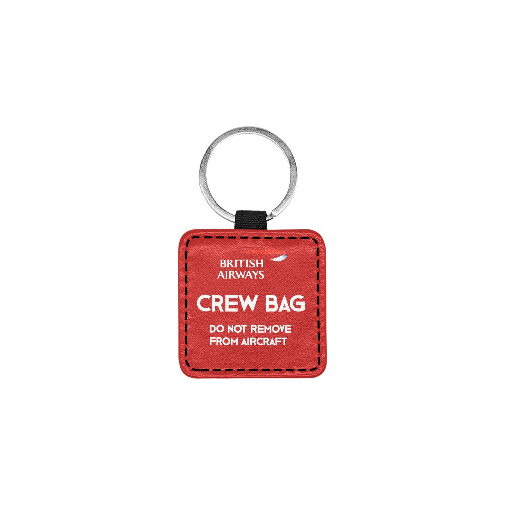 RED Square CREW ID Tag