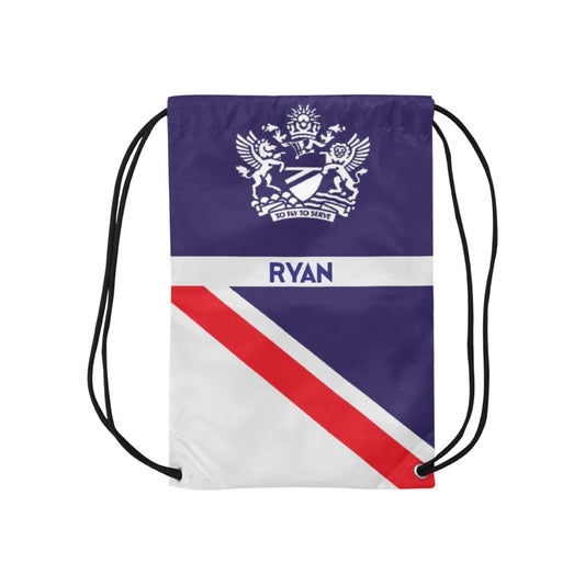 Personalised Vintage Airline Drawstring Bags  (Model 1604) (Small)