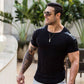 Fitness Clothes Coach Sports T-shirt Muscle Tights Men's High Elastic Training Clothes Short-sleeved Fitness Clothes Men
