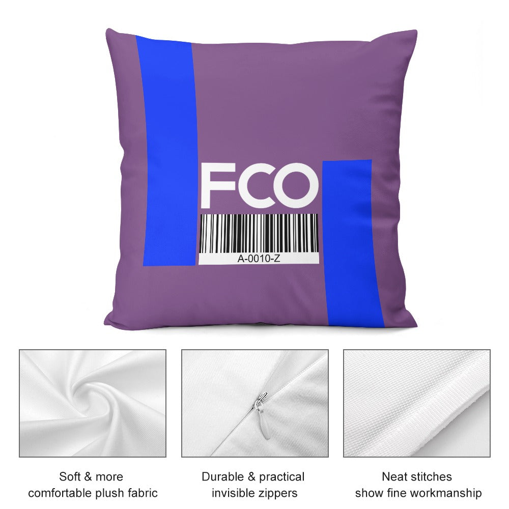 FCO Plush pillow case (double-sided)