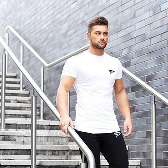 Sport T-Shirt Men Rashgard Quick Dry Fit Running T-Shirt Men Fitness Tshirt Elastic Sportswear Basketball Tshirt