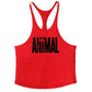 Animal Gyms Tank Top Men Workout Clothing Bodybuilding Stringer Men Muscle Vests Cotton Y back Singlets debardeur fitness homme