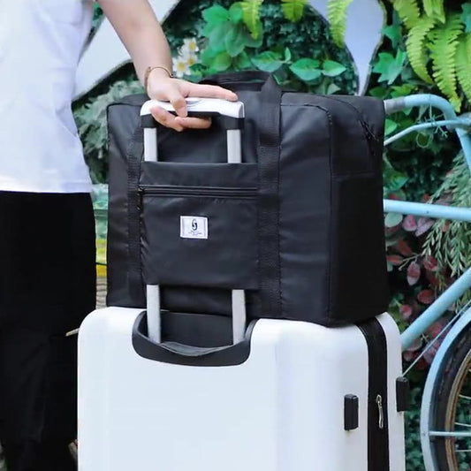 Crew Bag Topper - Short distance luggage bag Oxford folding moving portable luggage trolley case handbag travel storage bag