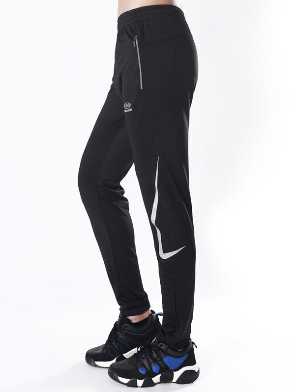 Luminous Icon Stripe Zipper Pocket Activewear Pants