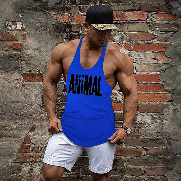 Animal Gyms Tank Top Men Workout Clothing Bodybuilding Stringer Men Muscle Vests Cotton Y back Singlets debardeur fitness homme