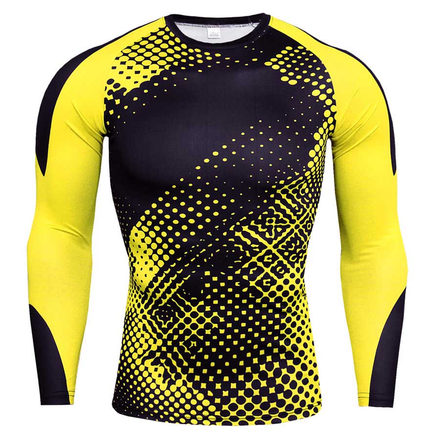 Long Sleeve Compression Shirt Men Quick Dry Gym T Shirt Fitness Sport Shirt Male Rashgard Gym Workout Traning Tights For Men