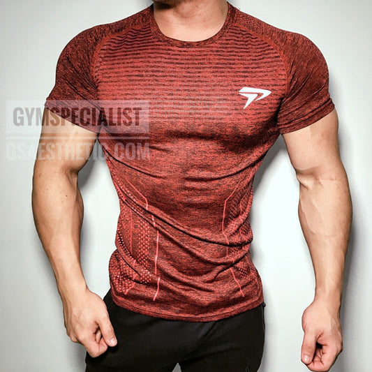 T-Shirt Mens Short Sleeves T Shirt Men Gyms Bodybuilding Skin Tight Thermal Compression Shirts Workout Top